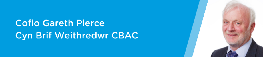 Cofio Gareth Pierce, cyn Brif Weithredwr CBAC