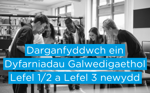 Darganfyddwch ein Dyfarniadau Galwedigaethol Lefel 1/2 newydd