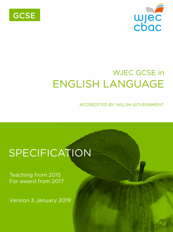 GCSE English Language Specification